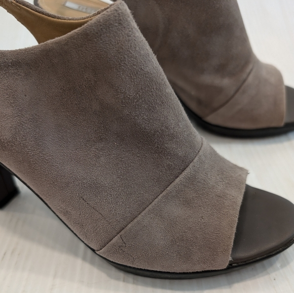 GEOX Respira women's peep toe sling-back heeled booties sandals - Picture 8 of 14